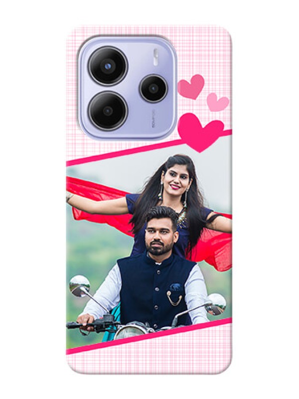 Custom Redmi Note 14 5G Personalised Phone Cases: Love Shape Heart Design