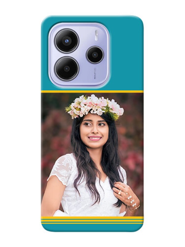 Custom Redmi Note 14 5G personalized phone covers: Yellow And Blue Design