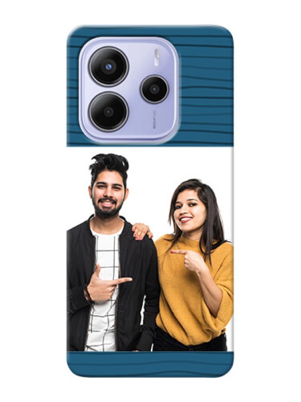 Custom Redmi Note 14 5G Custom Phone Cases: Blue Pattern Cover Design