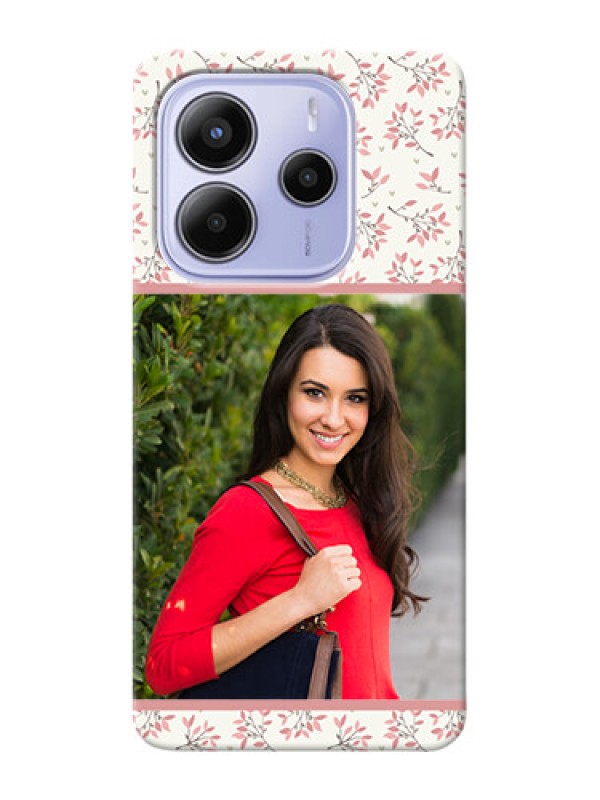 Custom Redmi Note 14 5G Back Covers: Premium Floral Design