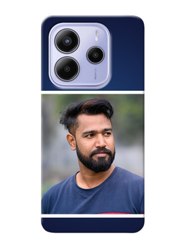 Custom Redmi Note 14 5G Mobile Cases: Simple Royal Blue Design