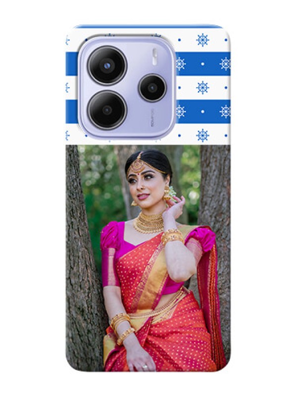 Custom Redmi Note 14 5G custom mobile covers: Snow Pattern Design