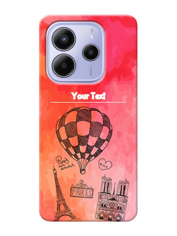 Custom Redmi Note 14 5G Personalized Mobile Covers: Paris Theme Design