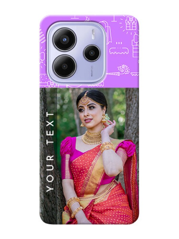 Custom Redmi Note 14 5G Personalized Phone Cases: Birthday Icons Design