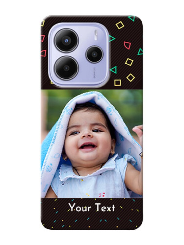 Custom Redmi Note 14 5G custom mobile cases with confetti birthday design