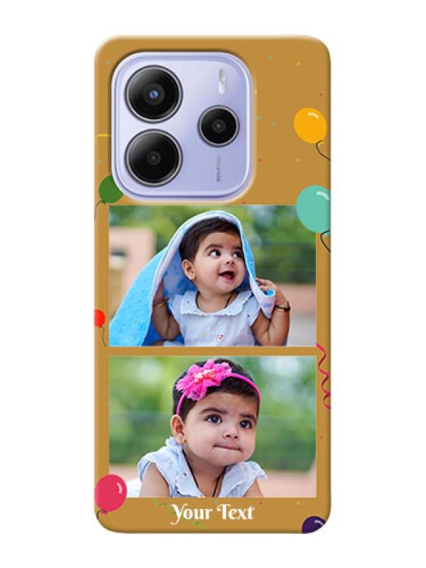 Custom Redmi Note 14 5G Phone Covers: Image Holder with Birthday Celebrations Design
