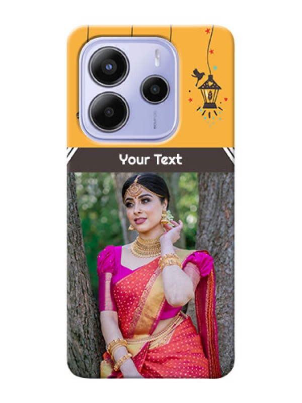 Custom Redmi Note 14 5G custom back covers with Family Picture and Icons