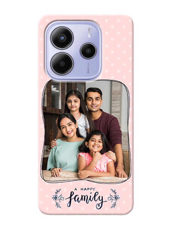 Custom Redmi Note 14 5G Personalized Phone Cases: Family with Dots Design