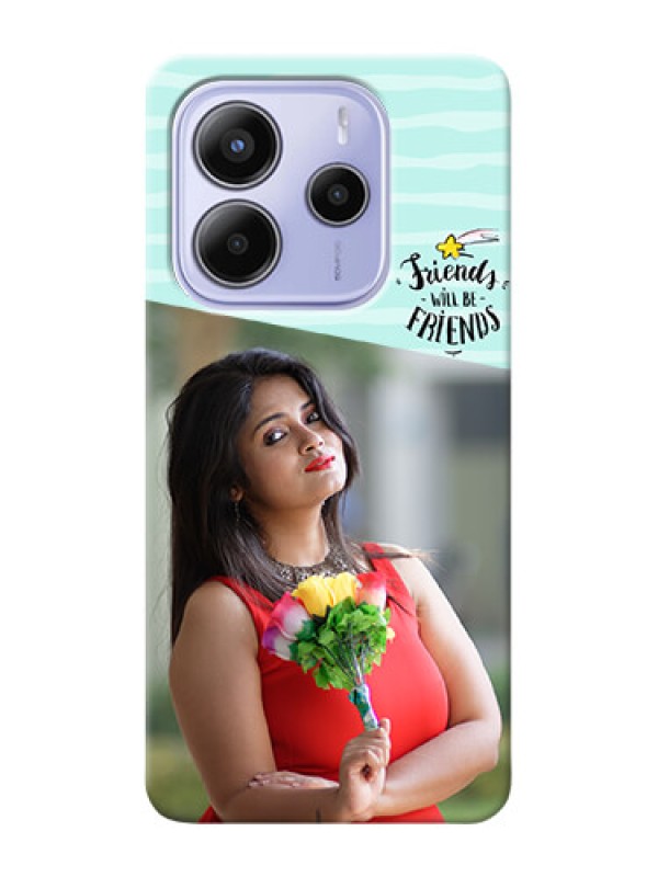 Custom Redmi Note 14 5G Mobile Back Covers: Friends Picture Icon Design