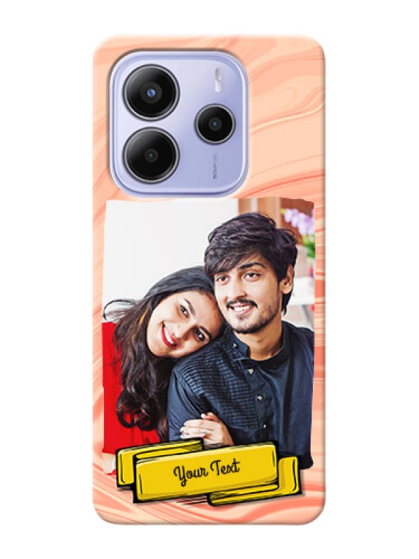 Custom Redmi Note 14 5G Customized Phone Cases: Marble Texture Design