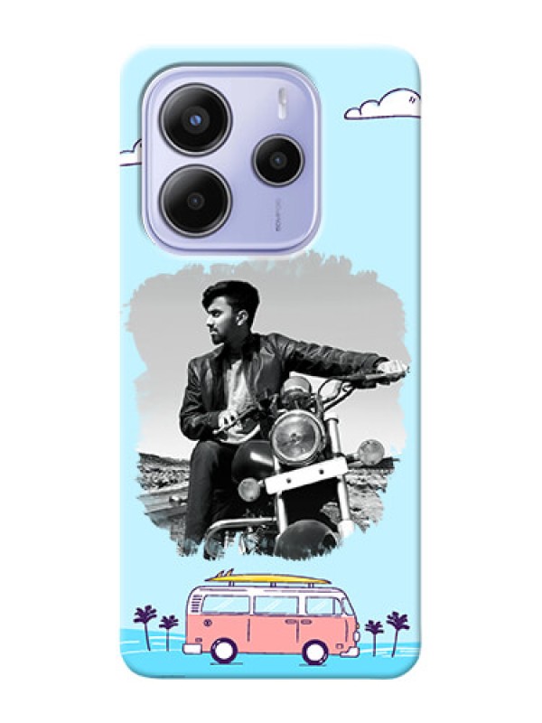 Custom Redmi Note 14 5G Mobile Covers Online: Travel And Adventure Design