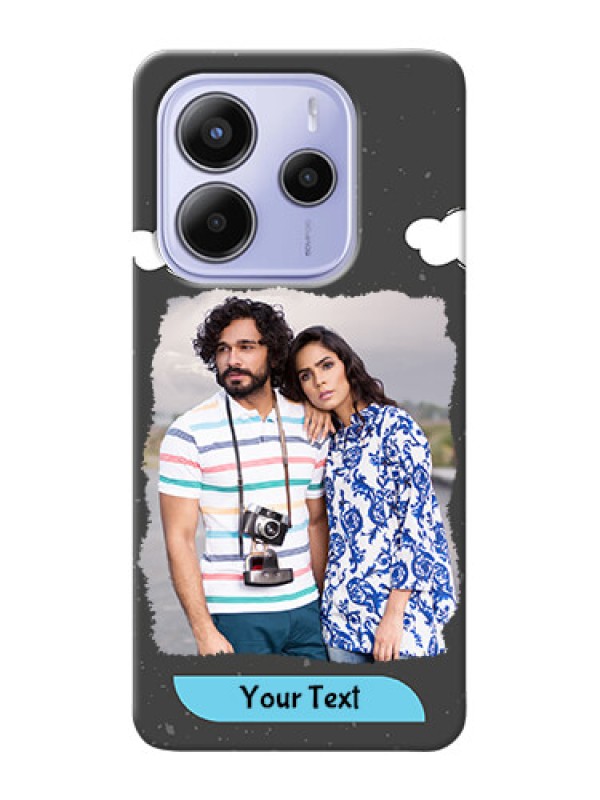 Custom Redmi Note 14 5G Mobile Back Covers: splashes with love doodles Design