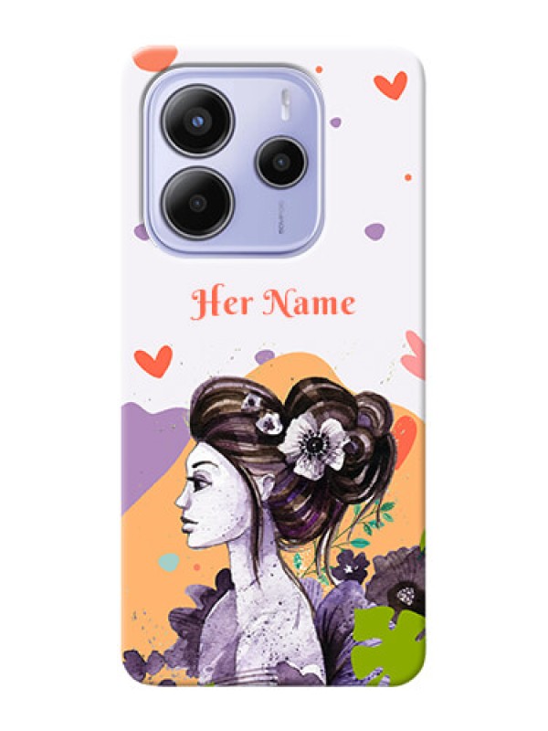 Custom Redmi Note 14 5G Personalized Phone Case with Woman And Nature Design