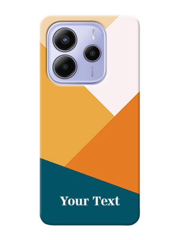 Custom Redmi Note 14 5G Personalized Phone Case with Stacked Multicolour Design