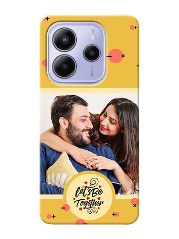 Custom Redmi Note 14 5G Photo Printing on Case with Lets be Together Design