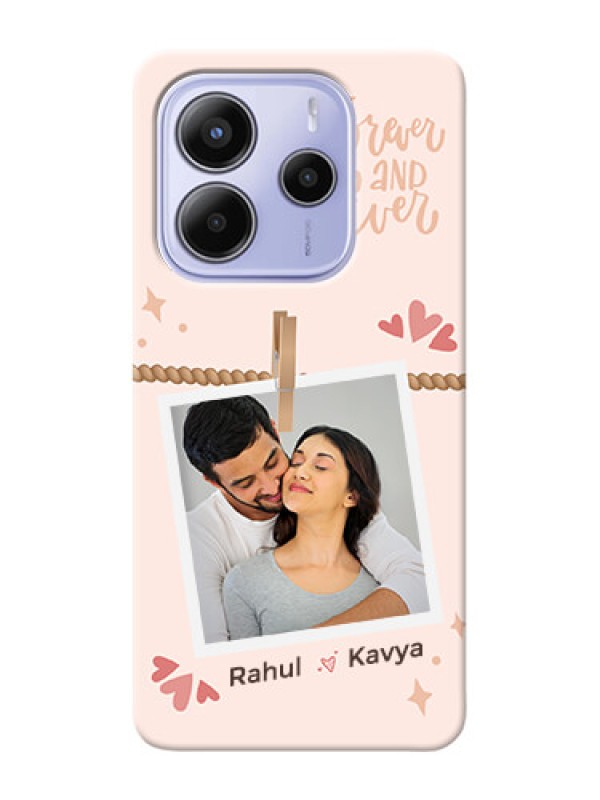 Custom Redmi Note 14 5G Custom Phone Case with Forever and ever love Design