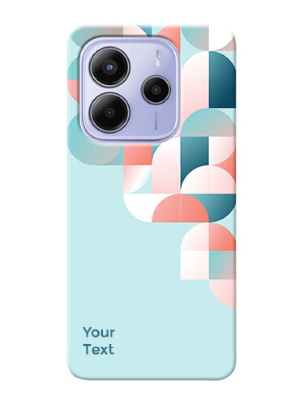 Custom Redmi Note 14 5G Custom Phone Case with Stylish Semicircle Pattern Design