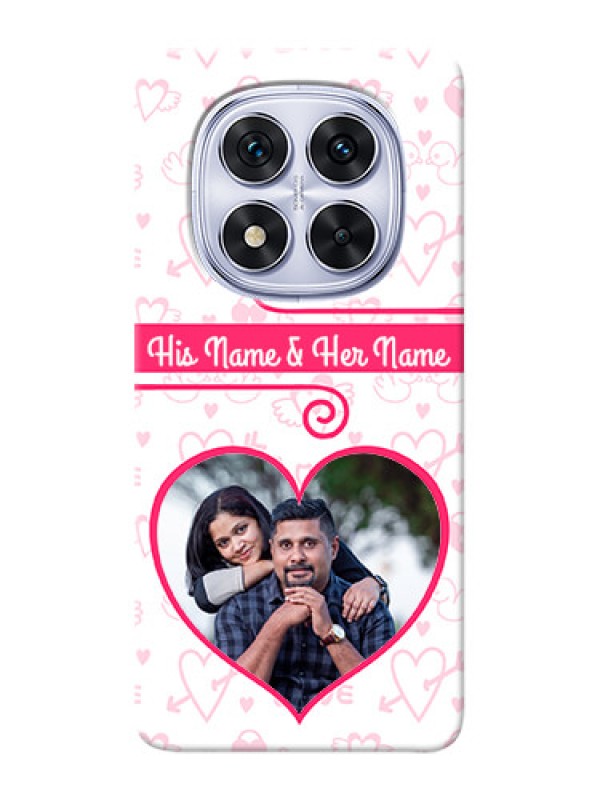 Custom Redmi Note 14 Pro 5G Personalized Phone Cases: Heart Shape Love Design