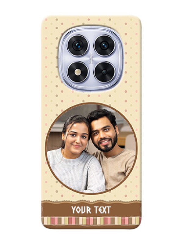 Custom Redmi Note 14 Pro 5G Mobile Cases: Brown Dotted Mobile Case Design