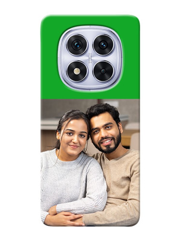 Custom Redmi Note 14 Pro 5G Personalised mobile covers: Green Pattern Design