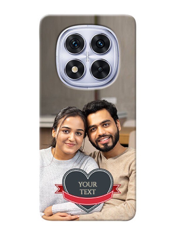 Custom Redmi Note 14 Pro 5G mobile back covers online: Just Married Couple Design