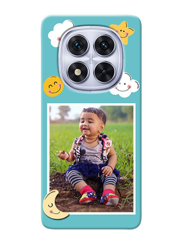 Custom Redmi Note 14 Pro 5G Personalised Phone Cases: Smiley Kids Stars Design