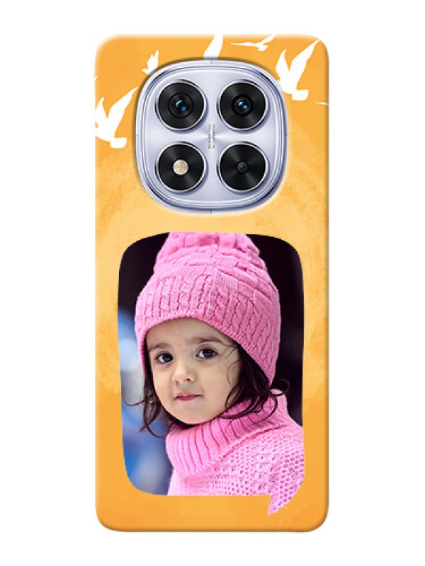 Custom Redmi Note 14 Pro 5G Phone Covers: Water Color Design with Bird Icons