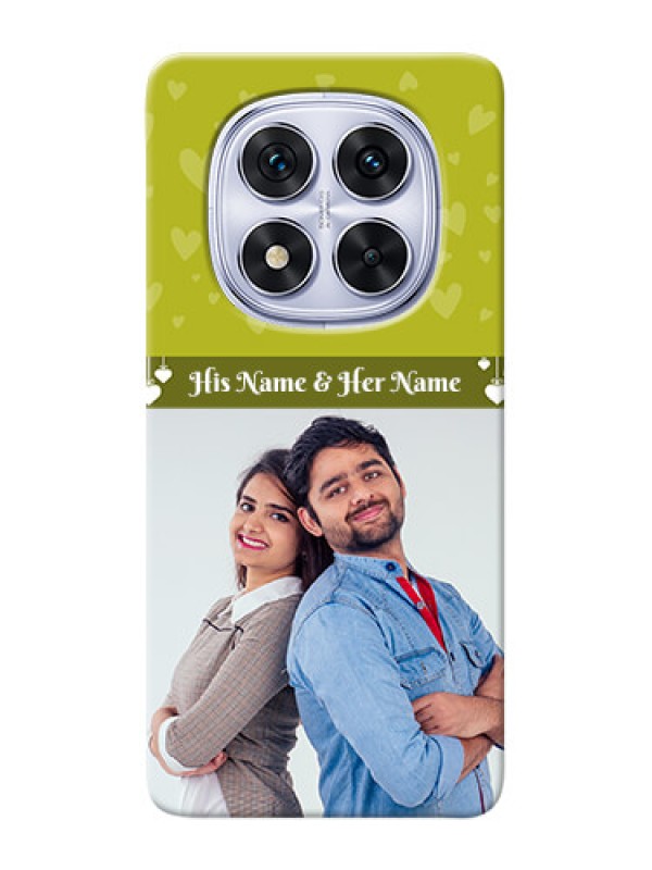 Custom Redmi Note 14 Pro 5G custom mobile covers: You And Me Heart Design