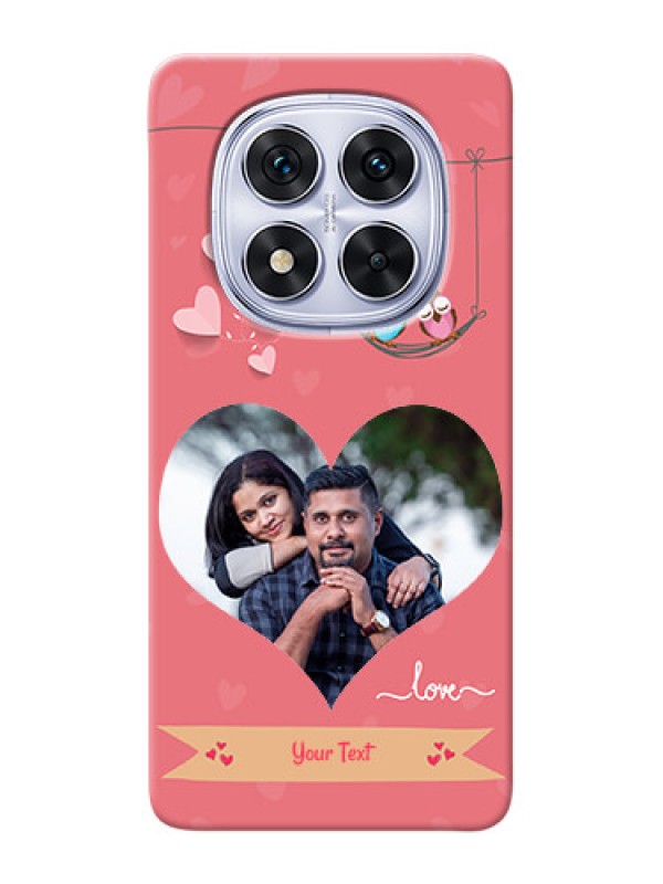 Custom Redmi Note 14 Pro 5G custom phone covers: Peach Color Love Design