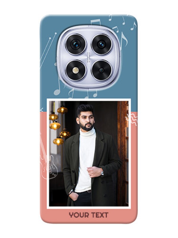 Custom Redmi Note 14 Pro 5G Phone Back Covers with Color Musical Note Design