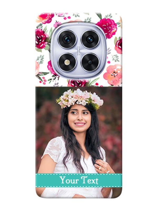 Custom Redmi Note 14 Pro 5G Personalized Mobile Cases: Watercolor Floral Design