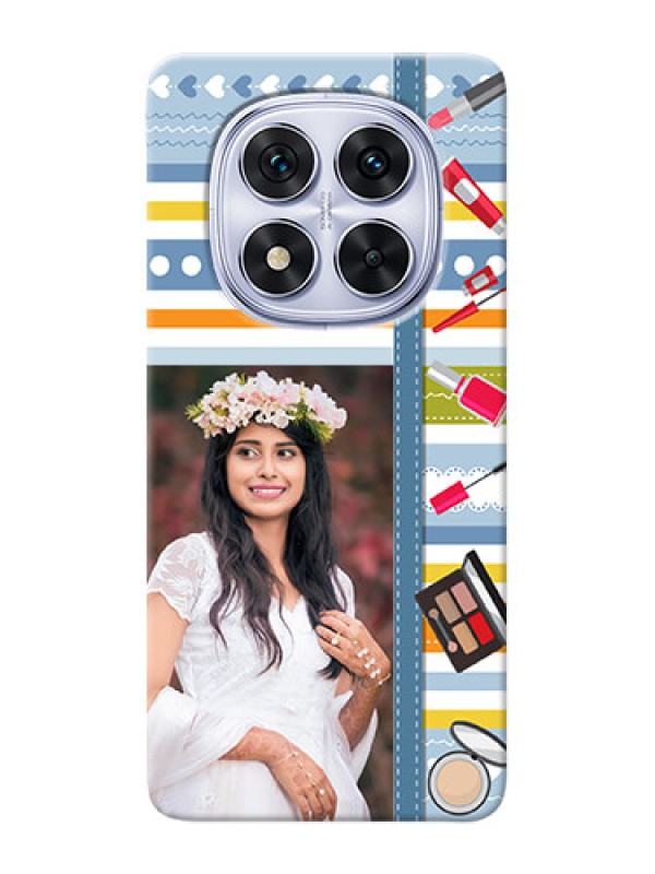 Custom Redmi Note 14 Pro 5G Personalized Mobile Cases: Makeup Icons Design