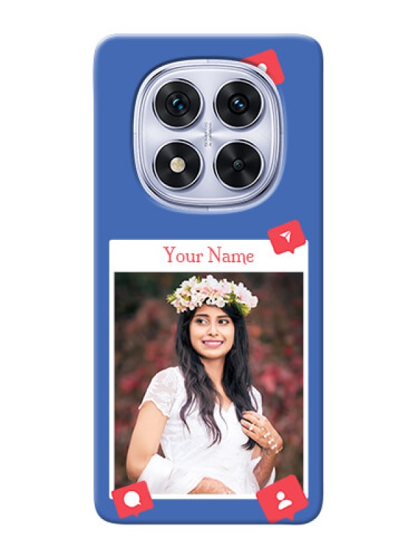 Custom Redmi Note 14 Pro 5G Custom Phone Case with Like Share And Comment Design