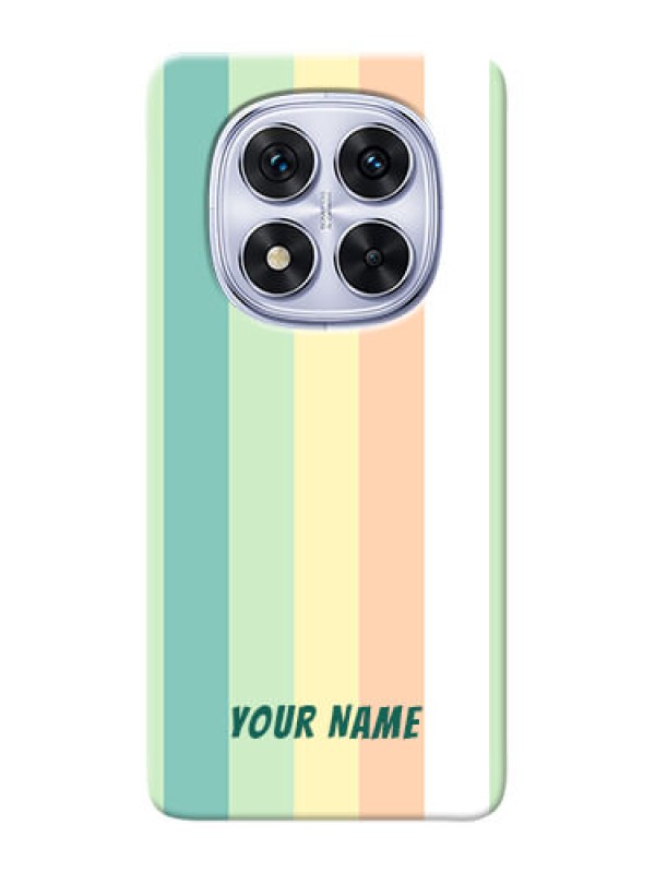 Custom Redmi Note 14 Pro 5G Photo Printing on Case with Multicolour Stripes Design