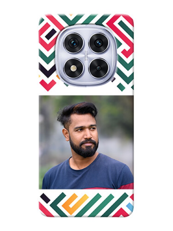 Custom Redmi Note 14 Pro 5G Personalized Phone Case with Colorful Maze Pattern Design