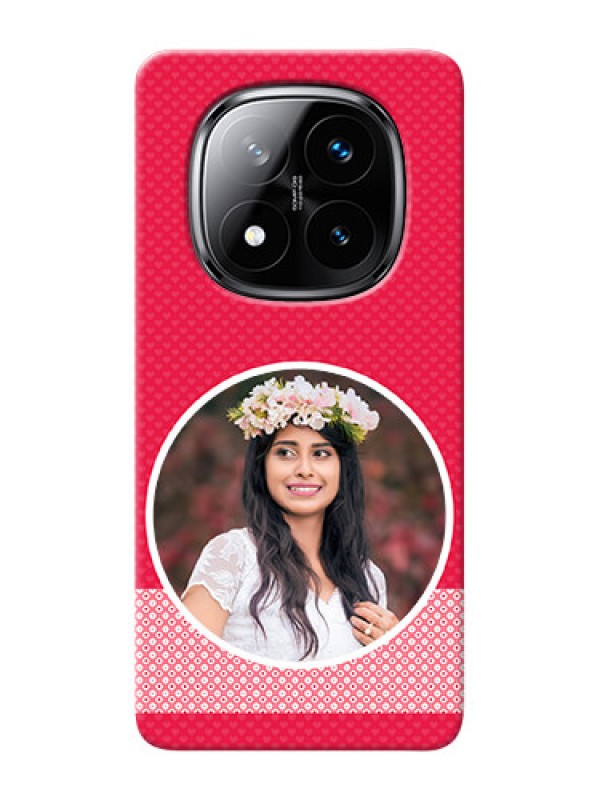 Custom Redmi Note 14 Pro Plus 5G Mobile Covers Online: Pink Pattern Design