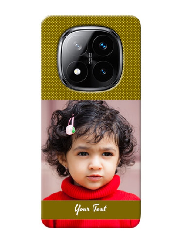 Custom Redmi Note 14 Pro Plus 5G custom mobile back covers: Simple Green Color Design