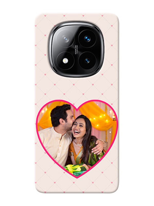 Custom Redmi Note 14 Pro Plus 5G Personalized Mobile Covers: Heart Shape Design
