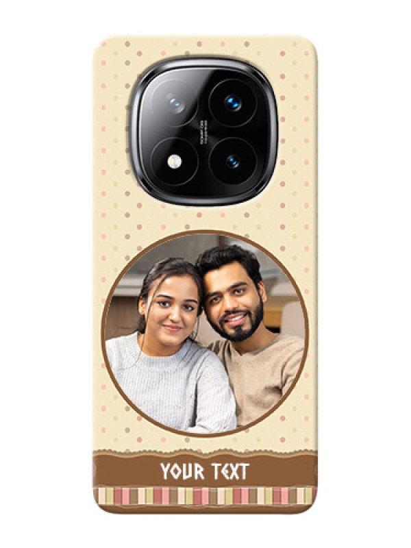 Custom Redmi Note 14 Pro Plus 5G Mobile Cases: Brown Dotted Mobile Case Design