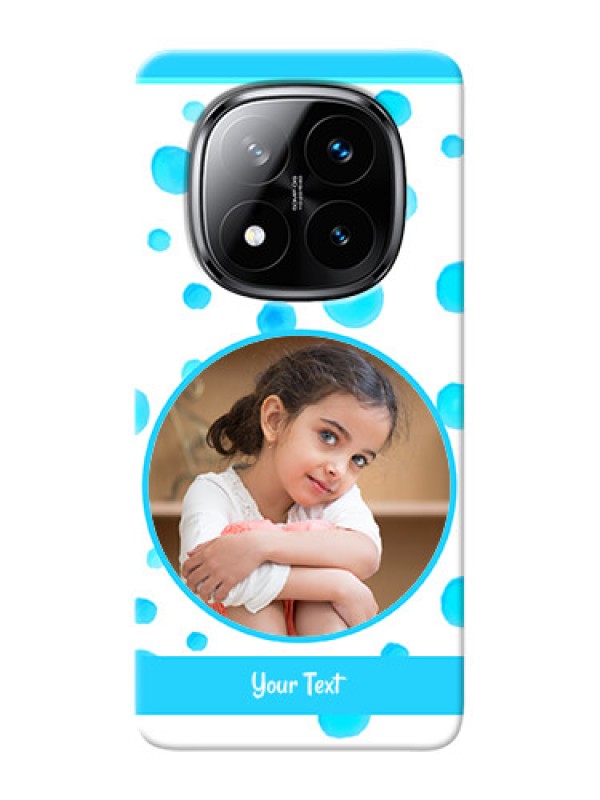 Custom Redmi Note 14 Pro Plus 5G Custom Phone Covers: Blue Bubbles Pattern Design
