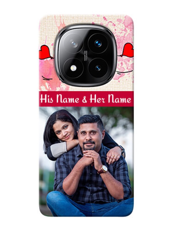 Custom Redmi Note 14 Pro Plus 5G phone back covers: You and Me Case Design