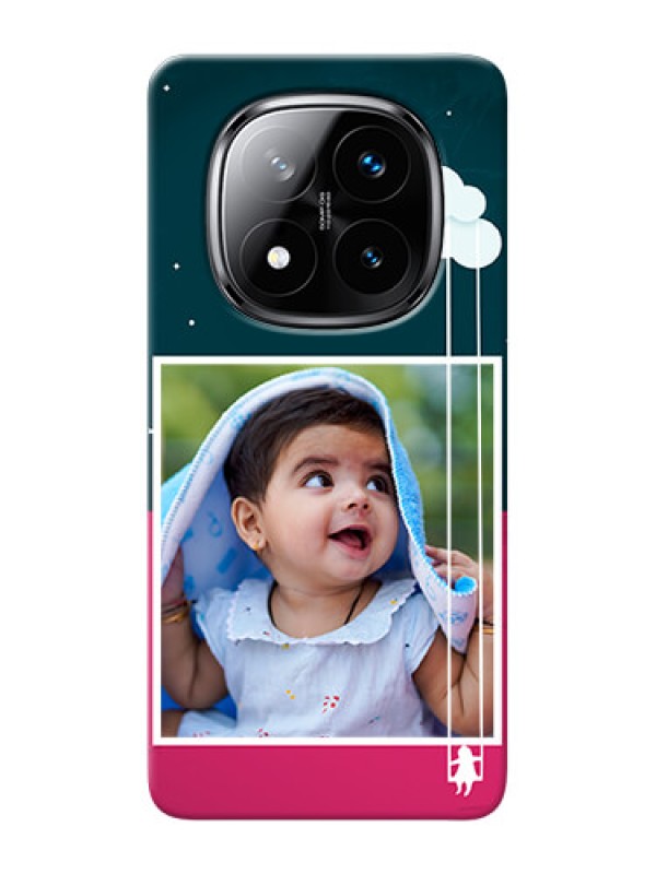 Custom Redmi Note 14 Pro Plus 5G custom phone covers: Cute Girl with Cloud Design