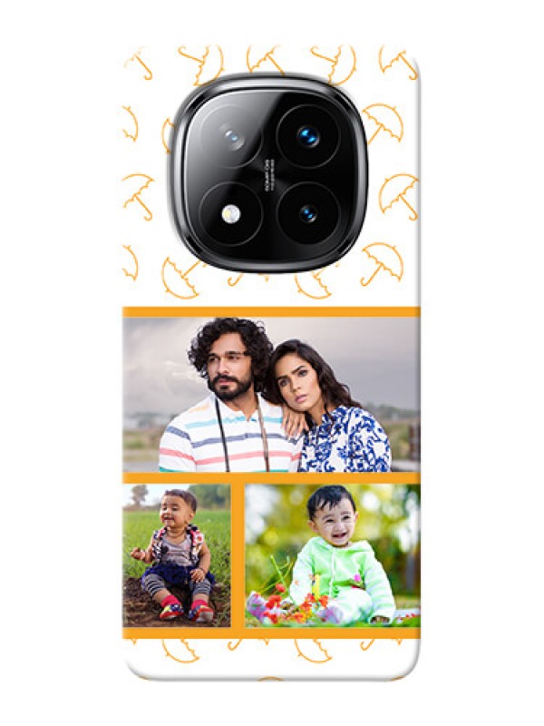 Custom Redmi Note 14 Pro Plus 5G Personalised Phone Cases: Yellow Pattern Design