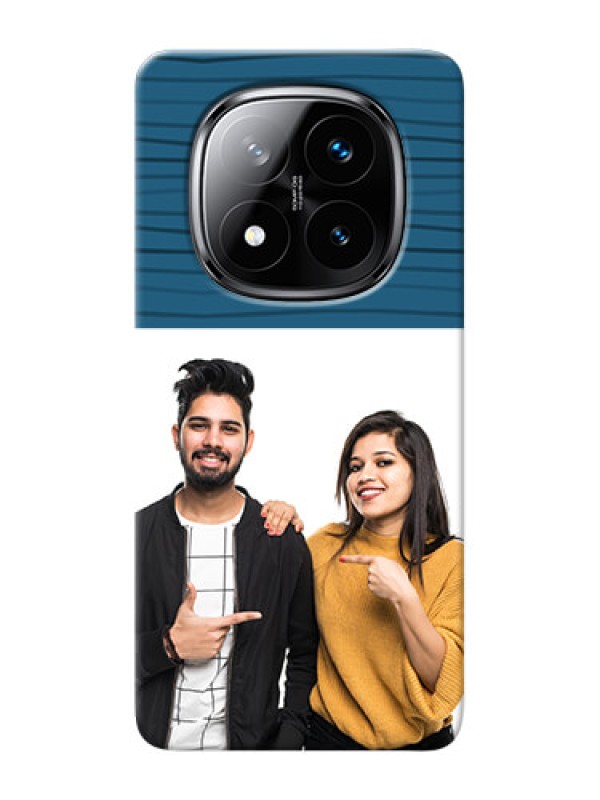 Custom Redmi Note 14 Pro Plus 5G Custom Phone Cases: Blue Pattern Cover Design