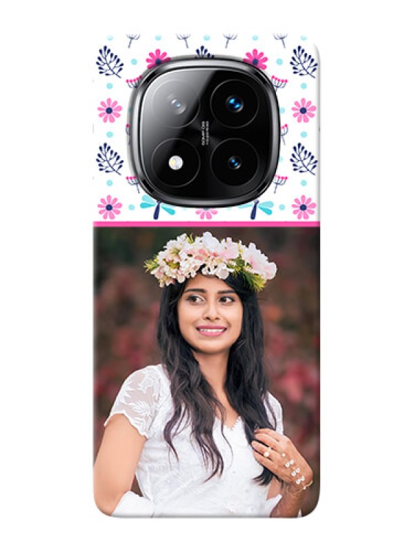 Custom Redmi Note 14 Pro Plus 5G Mobile Covers: Colorful Flower Design