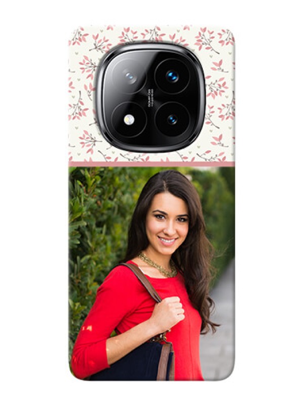 Custom Redmi Note 14 Pro Plus 5G Back Covers: Premium Floral Design