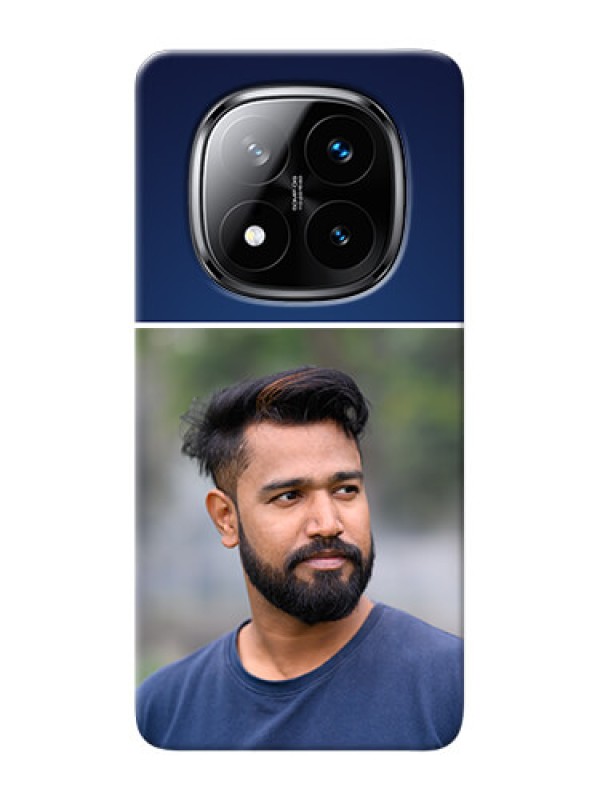 Custom Redmi Note 14 Pro Plus 5G Mobile Cases: Simple Royal Blue Design