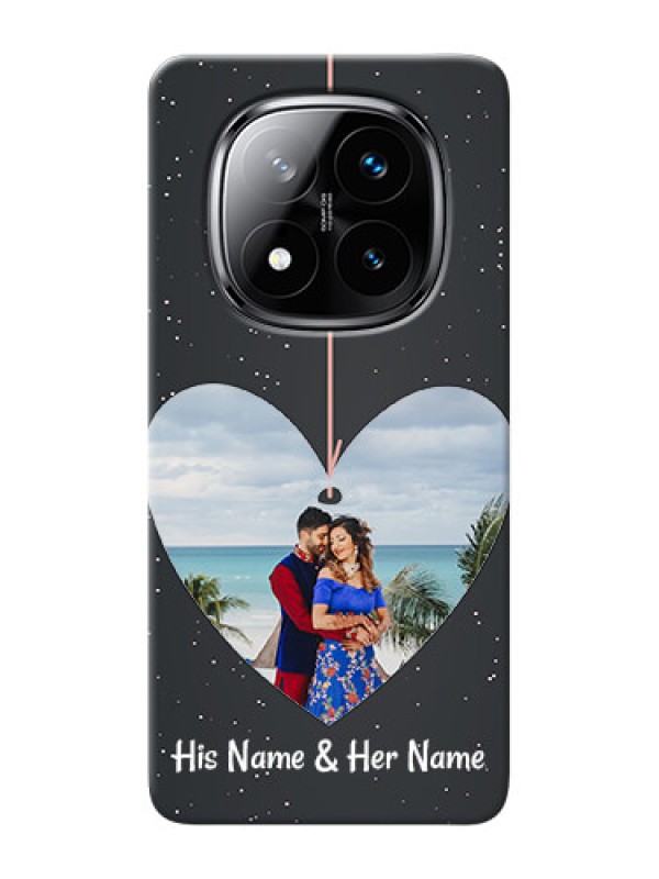 Custom Redmi Note 14 Pro Plus 5G custom phone cases: Hanging Heart Design