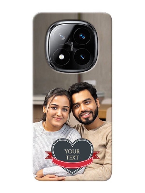 Custom Redmi Note 14 Pro Plus 5G mobile back covers online: Just Married Couple Design