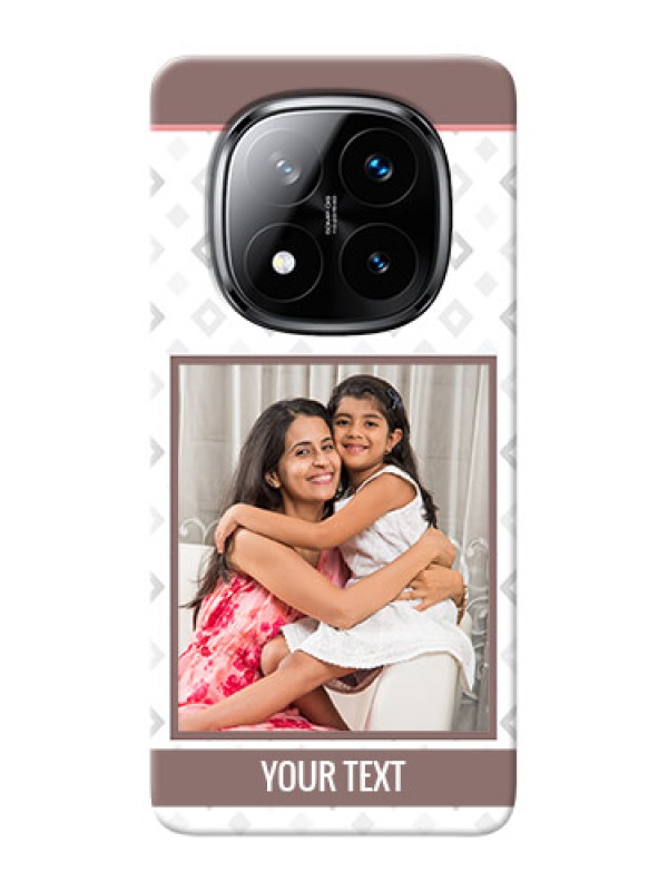 Custom Redmi Note 14 Pro Plus 5G custom back covers: Simple Diamond Design